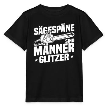 Sawdust is men's glitter - Stanley/Stella MINI CREATOR Kids’ T-Shirt - black - Front - Mikhail (115cm)