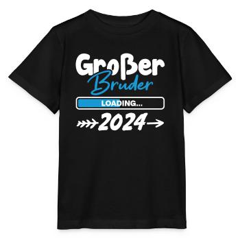 Großer Bruder Loading 2024 - Stanley/Stella Kinder T-Shirt MINI CREATOR  - Schwarz - Vorne - Mikhail (115cm)