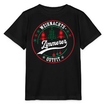 Weihnachten Zimmerer Zimmerei XMAS Outfit - Stanley/Stella Kinder T-Shirt MINI CREATOR  - Schwarz - Vorne - Mikhail (115cm)