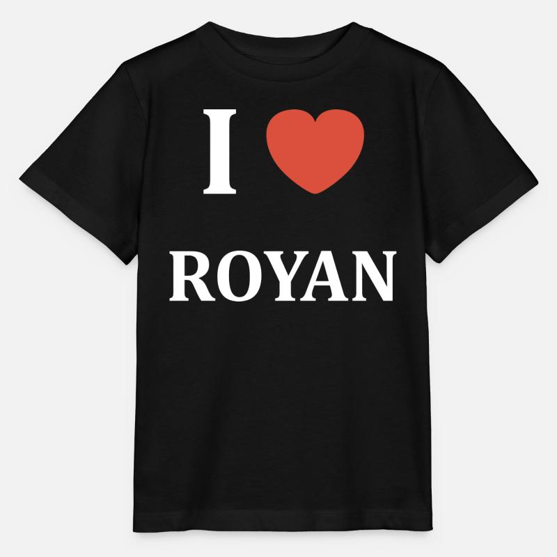 i love royan - T-shirt bio MINI CREATOR Stanley/Stella Enfant - noir