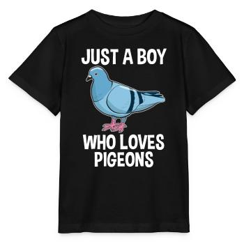 Taube Taubenliebhaber Spruch Geschenk Jungen - Stanley/Stella Kinder T-Shirt MINI CREATOR  - Schwarz - Vorne - Mikhail (115cm)