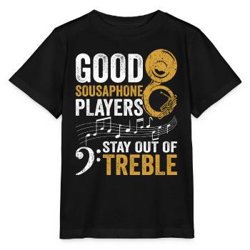 Sousaphon Blasmusik Orchester Blaskapelle - Stanley/Stella Kinder T-Shirt MINI CREATOR  - Schwarz - Vorne - Mikhail (115cm)