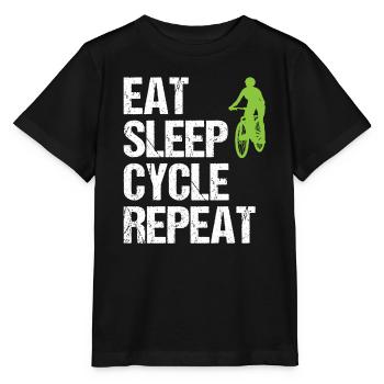 Radfahrerin Spruch Mountainbikerin Geschenk Damen - Stanley/Stella Kinder T-Shirt MINI CREATOR  - Schwarz - Vorne - Mikhail (115cm)