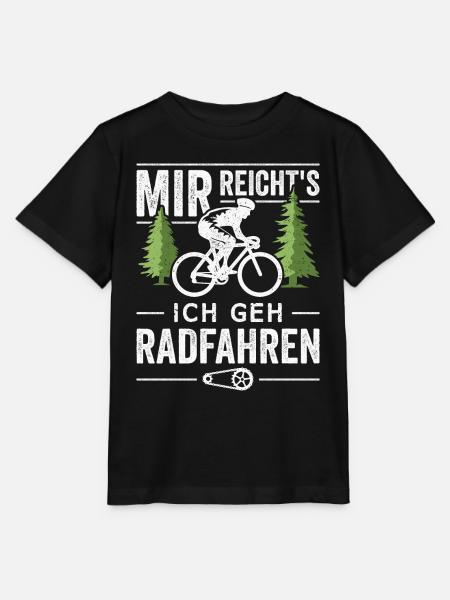 Mir reichts ich geh Radfahren Fahrrad Radfahrer - Stanley/Stella Kinder T-Shirt MINI CREATOR - Schwarz