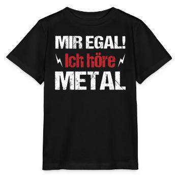 Metal Ignoranz Starkes Statement Musik Geschenk - Stanley/Stella Kinder T-Shirt MINI CREATOR  - Schwarz - Vorne - Mikhail (115cm)