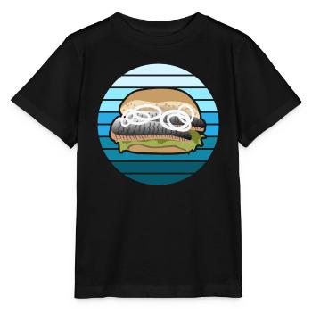 Fischbrötchen Fanatiker - Das ultimative Geschenk - Stanley/Stella Kinder T-Shirt MINI CREATOR  - Schwarz - Vorne - Mikhail (115cm)