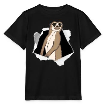 Faultier Ausbruch Karton Niedlich Geschenk - Stanley/Stella Kinder T-Shirt MINI CREATOR  - Schwarz - Vorne - Mikhail (115cm)