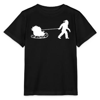 Miesepeter Weihnachtsschlitten Frohe Festtage Gesc - Stanley/Stella Kinder T-Shirt MINI CREATOR  - Schwarz - Vorne - Mikhail (115cm)