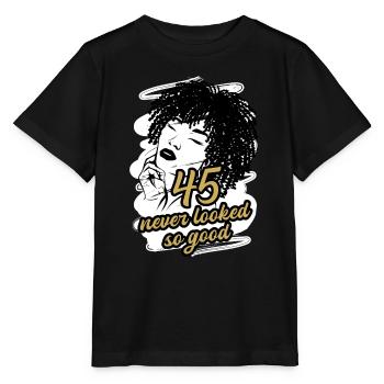 45 and Magnificent Celebrations - Stanley/Stella MINI CREATOR Kids’ T-Shirt - black - Front - Mikhail (115cm)