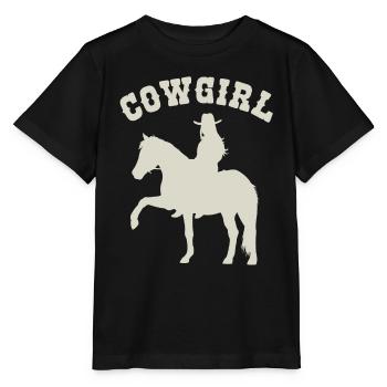 Reitsilhouette Einfach Stilvoll - Stanley/Stella Kinder T-Shirt MINI CREATOR  - Schwarz - Vorne - Mikhail (115cm)