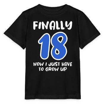 Officiellement adulte - et maintenant ? - T-shirt bio MINI CREATOR Stanley/Stella Enfant - noir - Devant - Mikhail (115cm)