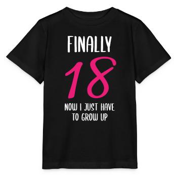 Officiellement adulte - et maintenant ? - T-shirt bio MINI CREATOR Stanley/Stella Enfant - noir - Devant - Mikhail (115cm)