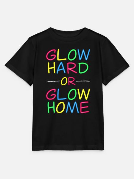 Neon Lebensmotto - Strahlend leben - Stanley/Stella Kinder T-Shirt MINI CREATOR - Schwarz
