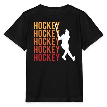 Ice Hockey Passion Power Team Spirit - Stanley/Stella MINI CREATOR Kids’ T-Shirt - black - Front - Mikhail (115cm)