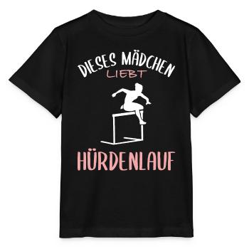 Hürdenlauf-Liebe - Mädchenpower - Stanley/Stella Kinder T-Shirt MINI CREATOR  - Schwarz - Vorne - Mikhail (115cm)