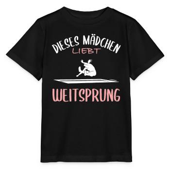 Weitsprung-Liebe - Stanley/Stella Kinder T-Shirt MINI CREATOR  - Schwarz - Vorne - Mikhail (115cm)