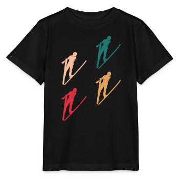 Colorful Jumpers - Stanley/Stella MINI CREATOR Kids’ T-Shirt - black - Front - Mikhail (115cm)