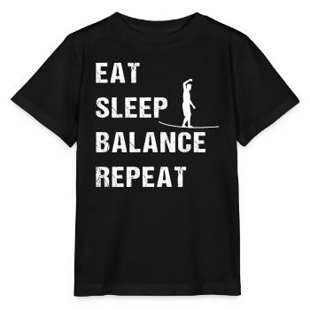 Maîtriser l’équilibre du quotidien - T-shirt bio MINI CREATOR Stanley/Stella Enfant - noir - Devant - Mikhail (115cm)