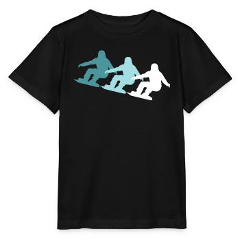 Colourful mix of slopes - gift - Stanley/Stella MINI CREATOR Kids’ T-Shirt - black - Front - Mikhail (115cm)