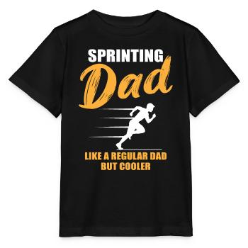 Cool Sprinter Papa Fast Lane - T-shirt bio MINI CREATOR Stanley/Stella Enfant - noir - Devant - Mikhail (115cm)