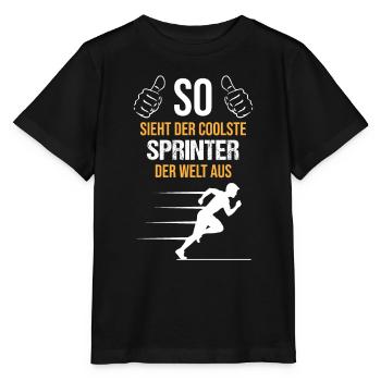 Sprinter Elite Sport d’Endurance - T-shirt bio MINI CREATOR Stanley/Stella Enfant - noir - Devant - Mikhail (115cm)