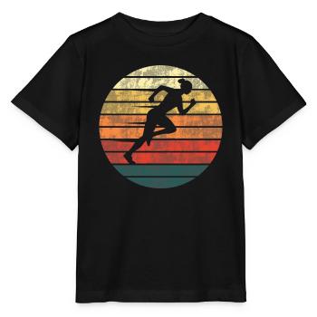 Sonnenlauf - Eleganz in Bewegung - Stanley/Stella Kinder T-Shirt MINI CREATOR  - Schwarz - Vorne - Mikhail (115cm)