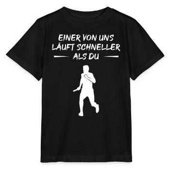 Défi de coureur rapide - T-shirt bio MINI CREATOR Stanley/Stella Enfant - noir - Devant - Mikhail (115cm)