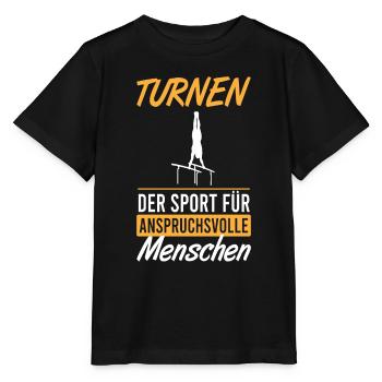 L’élégance sophistiquée de la gymnastique - T-shirt bio MINI CREATOR Stanley/Stella Enfant - noir - Devant - Mikhail (115cm)