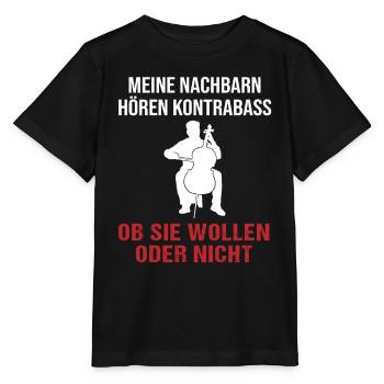 Neighborhood Bass Concert Guaranteed - Stanley/Stella MINI CREATOR Kids’ T-Shirt - black - Front - Mikhail (115cm)
