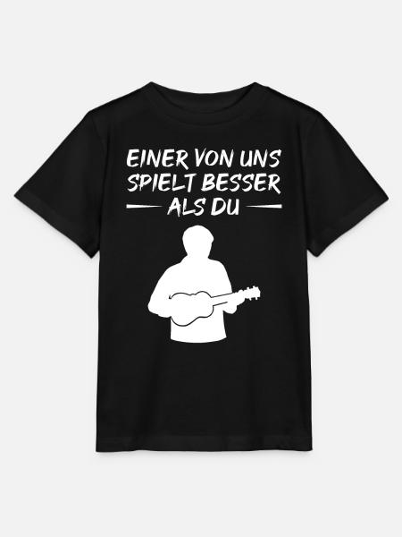 Herausfordernde Ukulele Spielkunst - Stanley/Stella Kinder T-Shirt MINI CREATOR - Schwarz