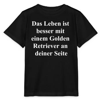 Treuer Gefährte Geschenk - Stanley/Stella Kinder T-Shirt MINI CREATOR  - Schwarz - Vorne - Mikhail (115cm)