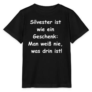 Silvester-Geschenke - Stanley/Stella Kinder T-Shirt MINI CREATOR  - Schwarz - Vorne - Mikhail (115cm)