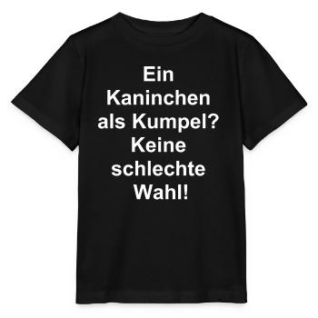 Mon pote moelleux - T-shirt bio MINI CREATOR Stanley/Stella Enfant - noir - Devant - Mikhail (115cm)