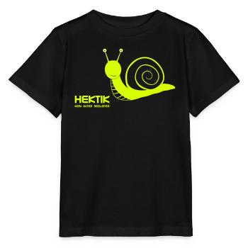 Hektik kein guter Begleiter - Stanley/Stella Kinder T-Shirt MINI CREATOR  - Schwarz - Vorne - Mikhail (115cm)