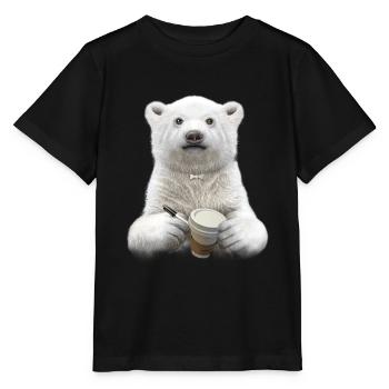 BARISTA (PLAIN) - Stanley/Stella MINI CREATOR Kids’ T-Shirt - black - Front - Mikhail (115cm)