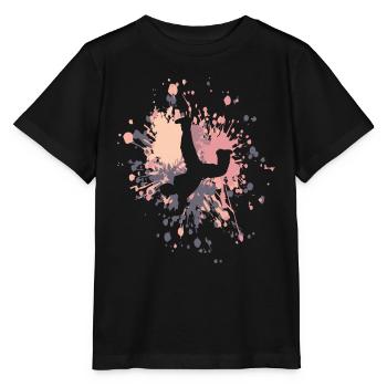 Éclaboussure de couleur de breakdance - T-shirt bio MINI CREATOR Stanley/Stella Enfant - noir - Devant - Mikhail (115cm)