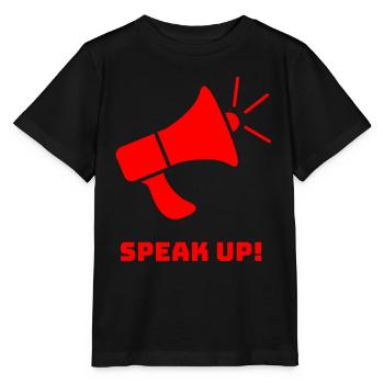 Speak Your Mind - Stanley/Stella MINI CREATOR Kids’ T-Shirt - black - Front - Mikhail (115cm)