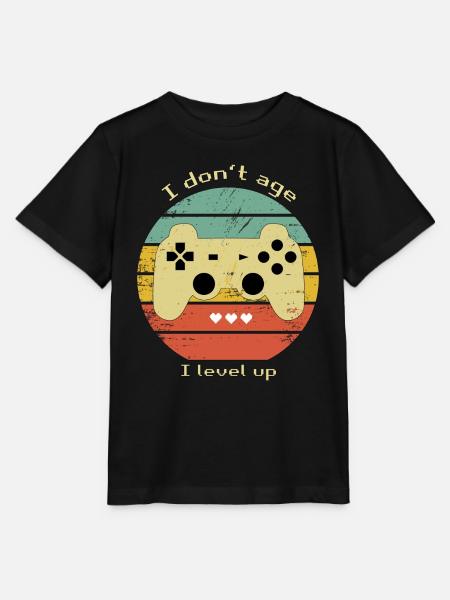 Retro Gaming - Stanley/Stella Kinder T-Shirt MINI CREATOR  - Schwarz
