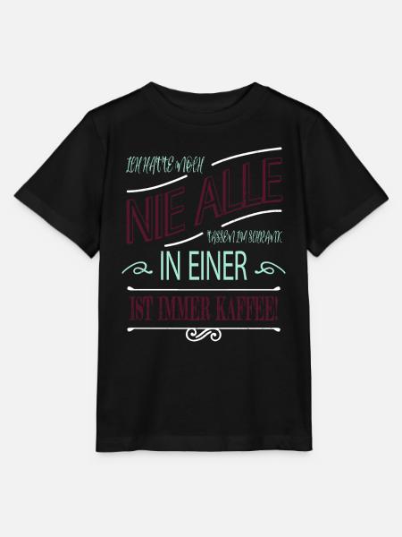 kaffeeliebhaber bürohumor geburtstagsgeschenk bday - Stanley/Stella Kinder T-Shirt MINI CREATOR  - Schwarz