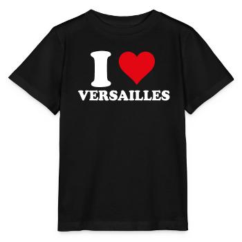 I Love Versailles Gift Tourism - Stanley/Stella MINI CREATOR Kids’ T-Shirt - black - Front - Mikhail (115cm)