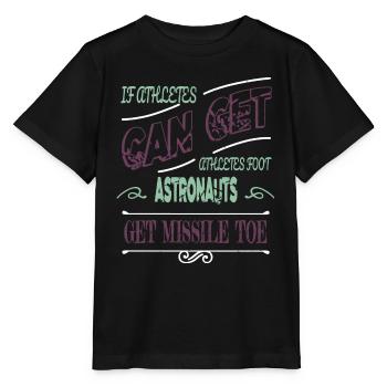 Bday Telescope Geek Planets Astronomy Tshirt - Stanley/Stella MINI CREATOR Kids’ T-Shirt - black - Front - Mikhail (115cm)