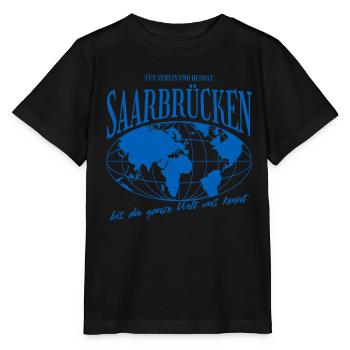 Saarbrücken Home Football Gift - Stanley/Stella MINI CREATOR Kids’ T-Shirt - black - Front - Mikhail (115cm)