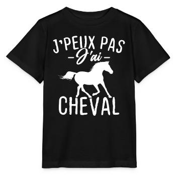 Ich habe sie nicht, ich habe Pferd - Stanley/Stella Kinder T-Shirt MINI CREATOR  - Schwarz - Vorne - Mikhail (115cm)