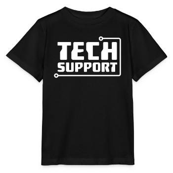 Tech Support - Stanley/Stella MINI CREATOR Kids’ T-Shirt - black - Front - Mikhail (115cm)