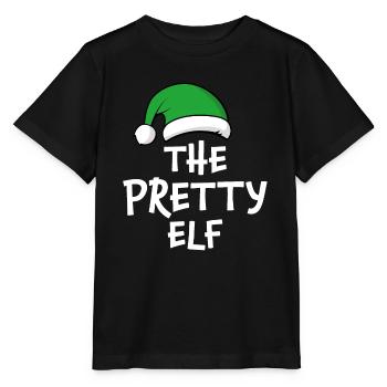 The Pretty Elf - Stanley/Stella MINI CREATOR Kids’ T-Shirt - black - Front - Mikhail (115cm)