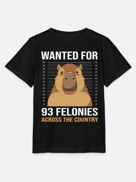 Capybara Capibara - Stanley/Stella Kinder T-Shirt MINI CREATOR  - Schwarz