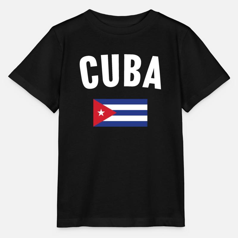 Cuba Flag - Stanley/Stella MINI CREATOR Kids’ T-Shirt - black