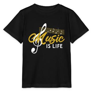 Music Musical - Stanley/Stella MINI CREATOR Kids’ T-Shirt - black - Front - Mikhail (115cm)
