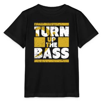 Music bass - Stanley/Stella MINI CREATOR Kids’ T-Shirt - black - Front - Mikhail (115cm)