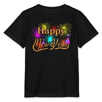 Happy New Year 2020 Silvester - Stanley/Stella Kinder T-Shirt MINI CREATOR  - Schwarz - Vorne - Mikhail (115cm)